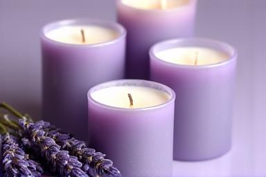 Custom Lavender Scented Candles