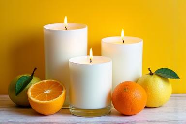 Energizing Citrus Custom Candles