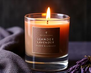 Leather Lavender Limited Edition Candles