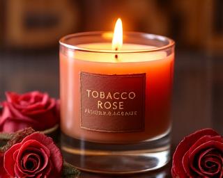 Tobacco Rose Artisan Design Candles